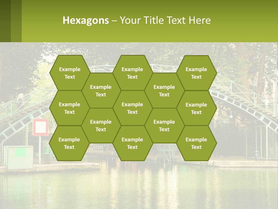 Green Transportation Cityscape PowerPoint Template