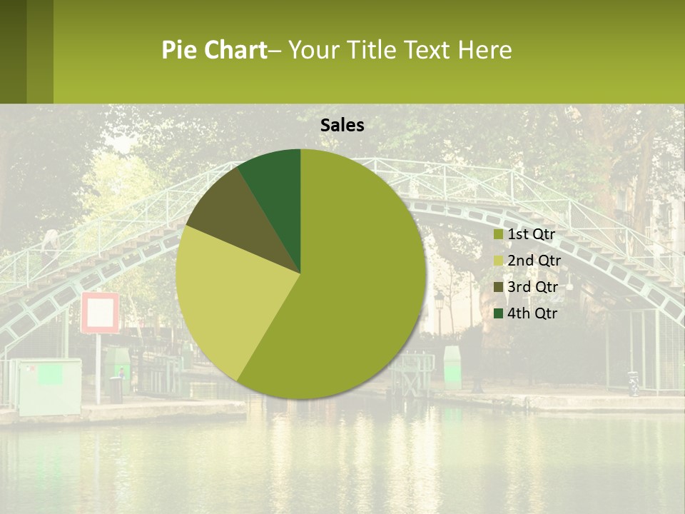Green Transportation Cityscape PowerPoint Template