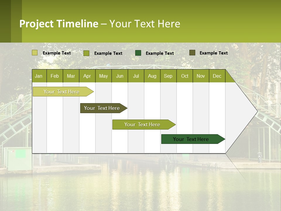 Green Transportation Cityscape PowerPoint Template