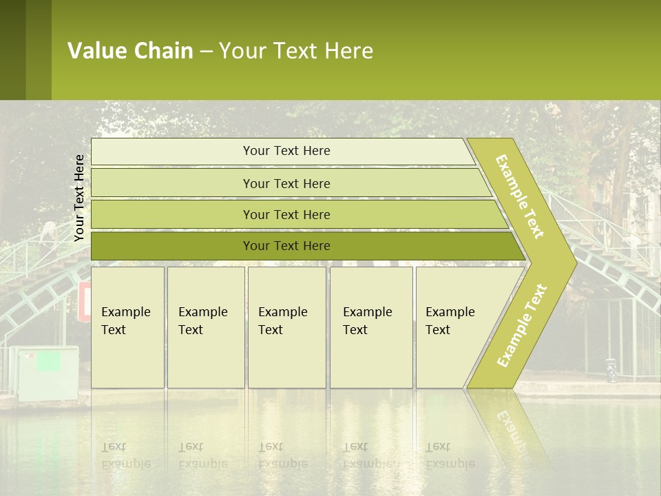 Green Transportation Cityscape PowerPoint Template