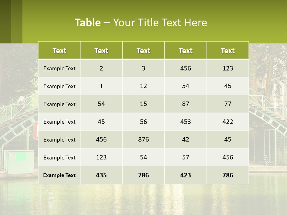 Green Transportation Cityscape PowerPoint Template