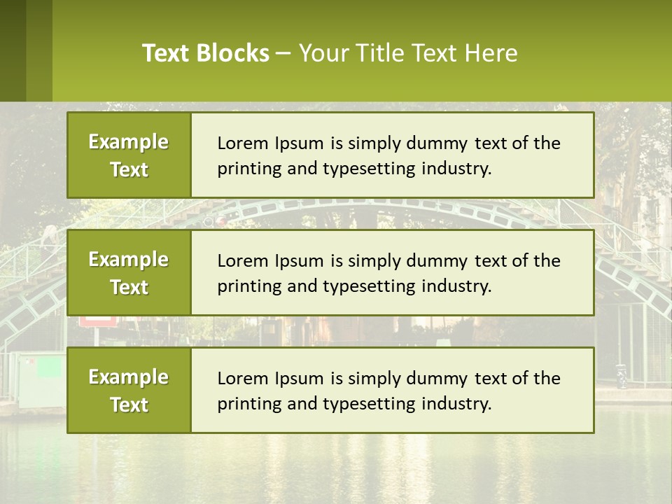Green Transportation Cityscape PowerPoint Template