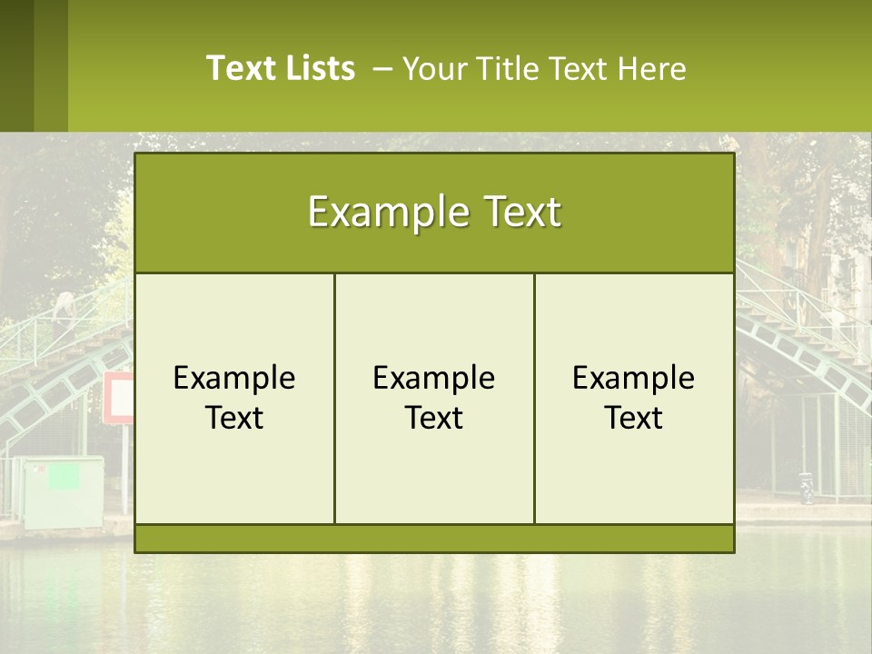 Green Transportation Cityscape PowerPoint Template