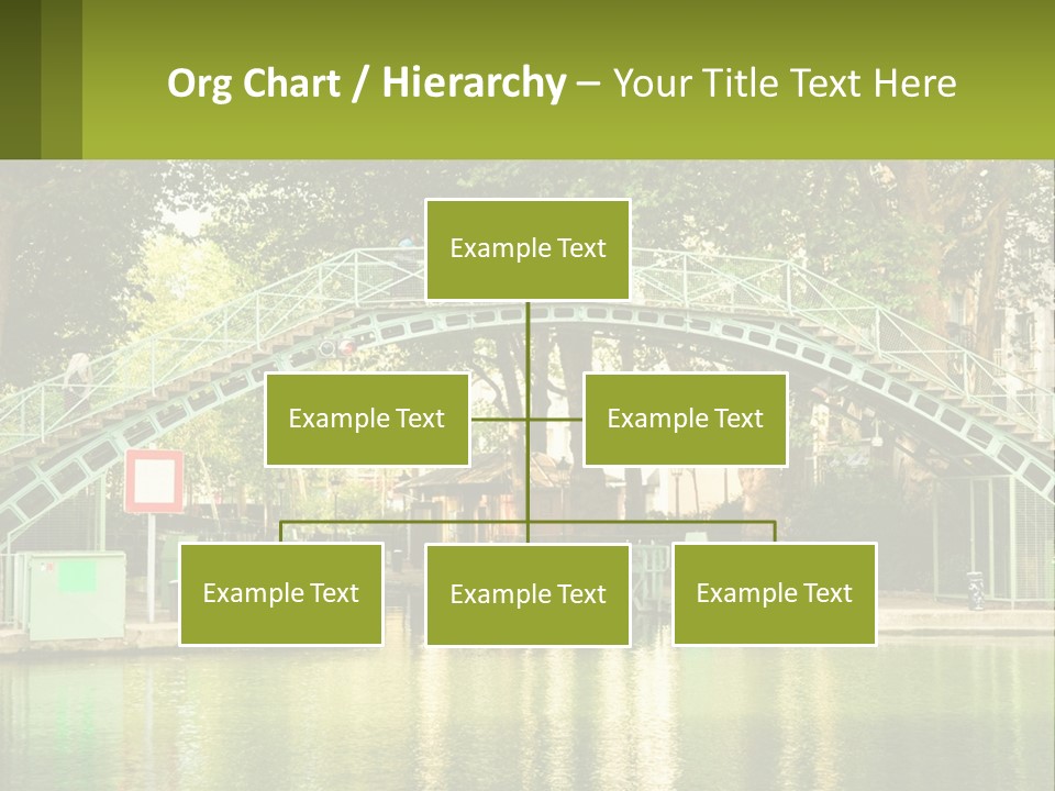 Green Transportation Cityscape PowerPoint Template