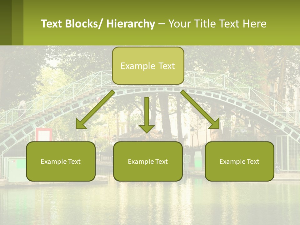 Green Transportation Cityscape PowerPoint Template