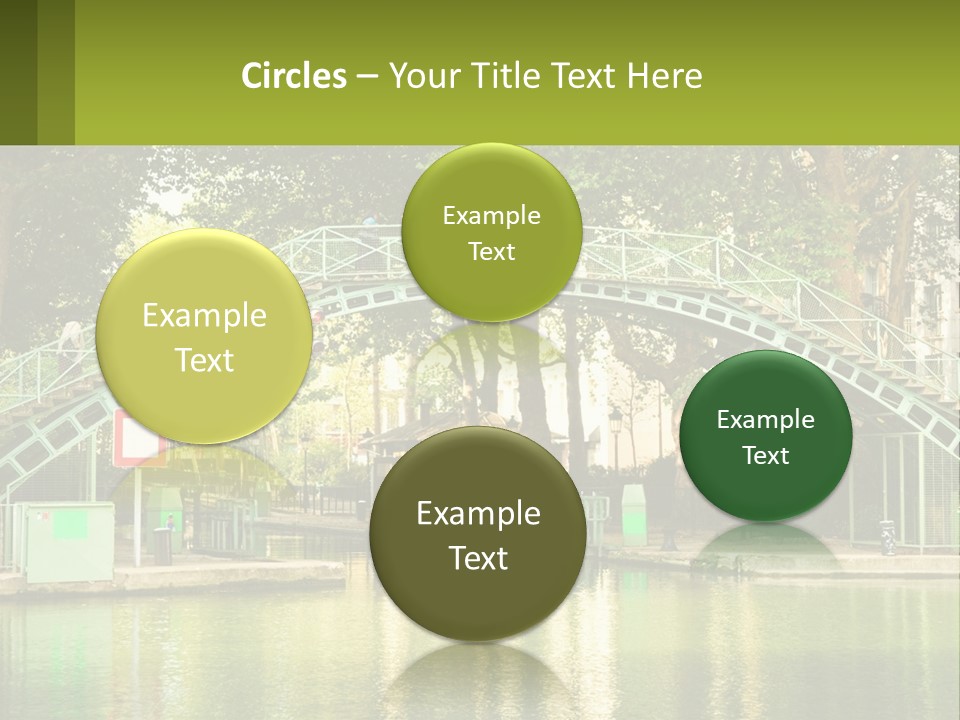 Green Transportation Cityscape PowerPoint Template