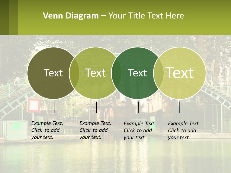 Green Transportation Cityscape PowerPoint Template
