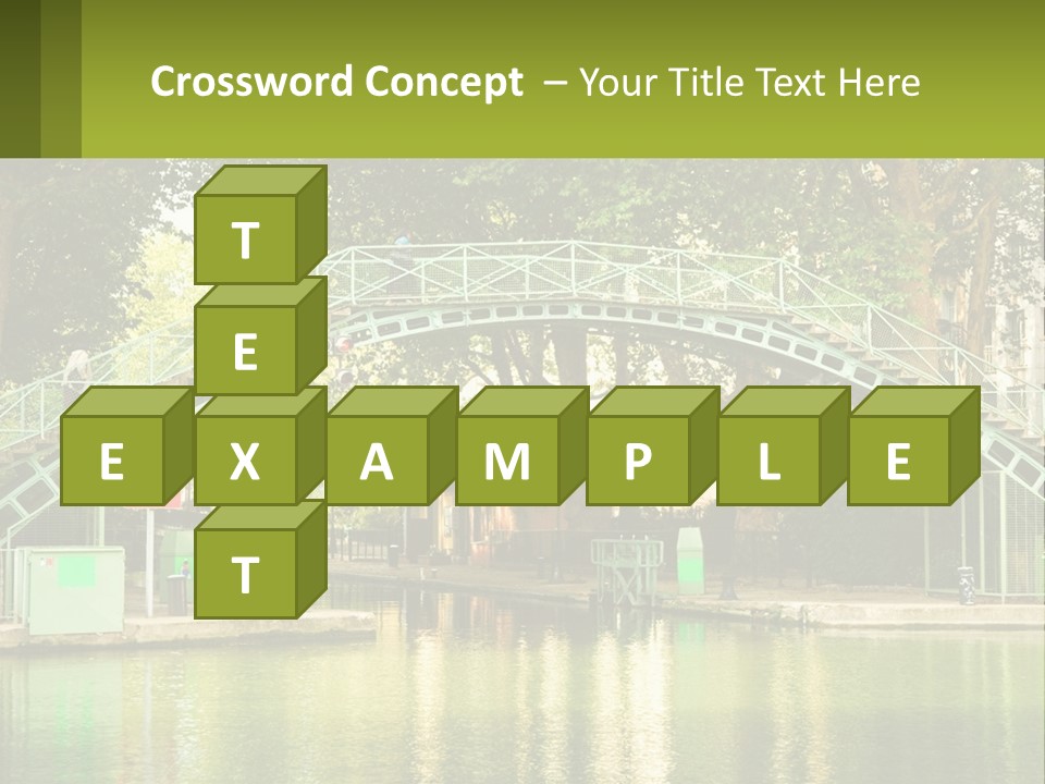 Green Transportation Cityscape PowerPoint Template