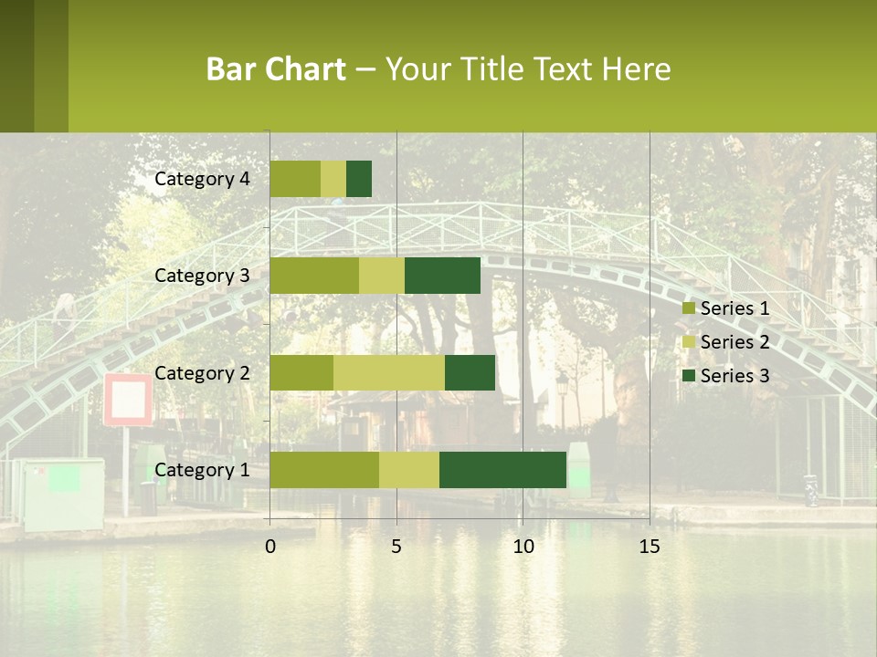 Green Transportation Cityscape PowerPoint Template