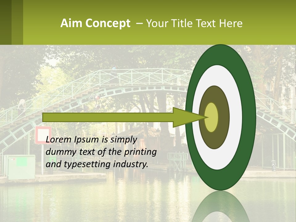 Green Transportation Cityscape PowerPoint Template