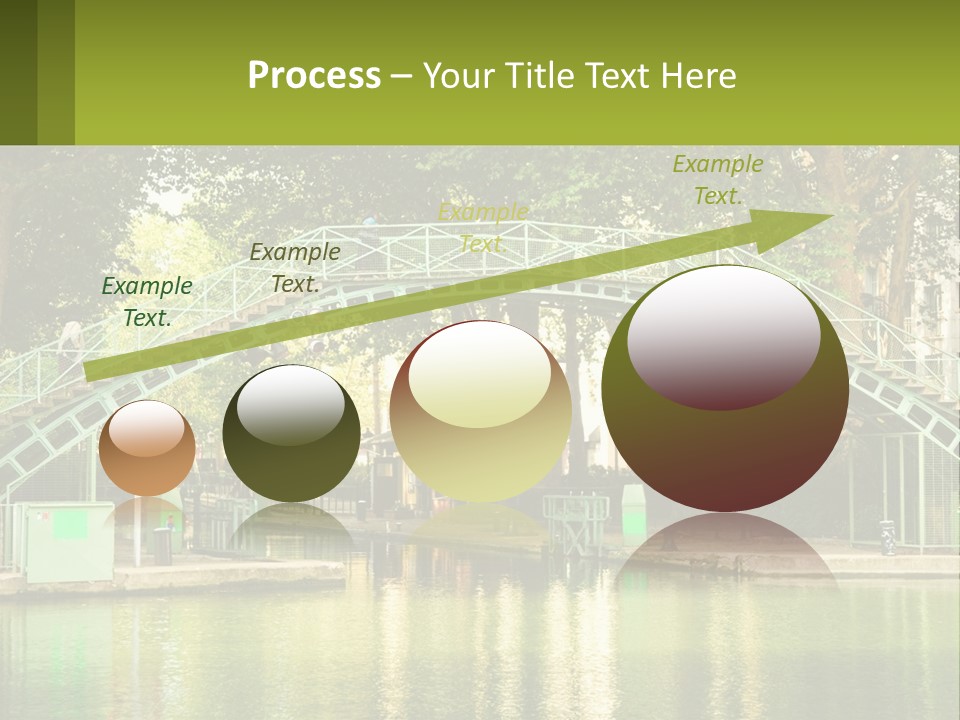 Green Transportation Cityscape PowerPoint Template