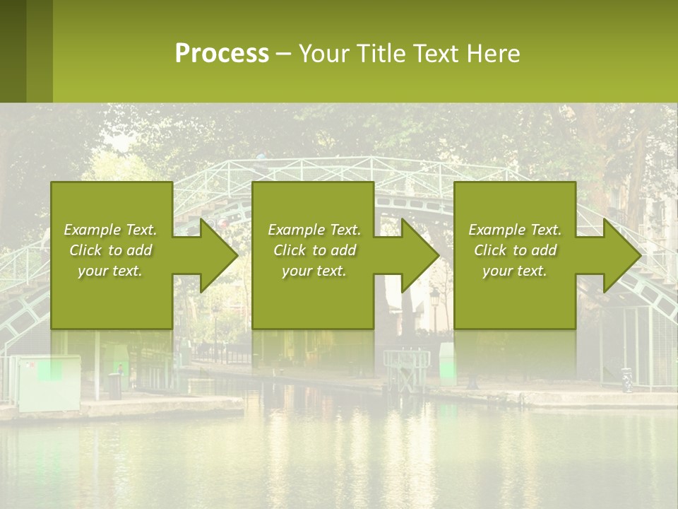 Green Transportation Cityscape PowerPoint Template