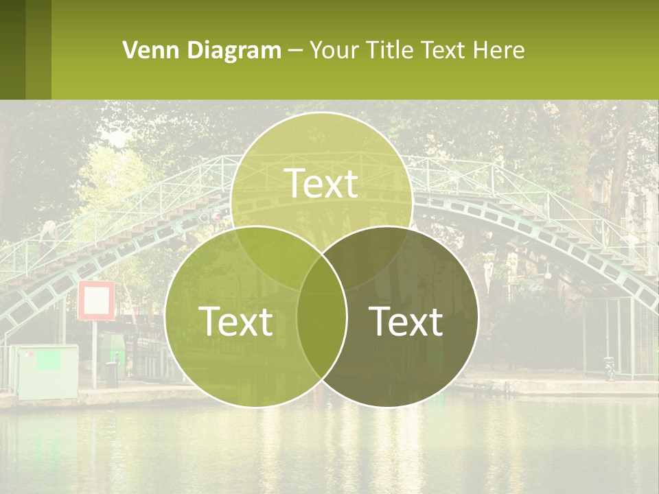 Green Transportation Cityscape PowerPoint Template