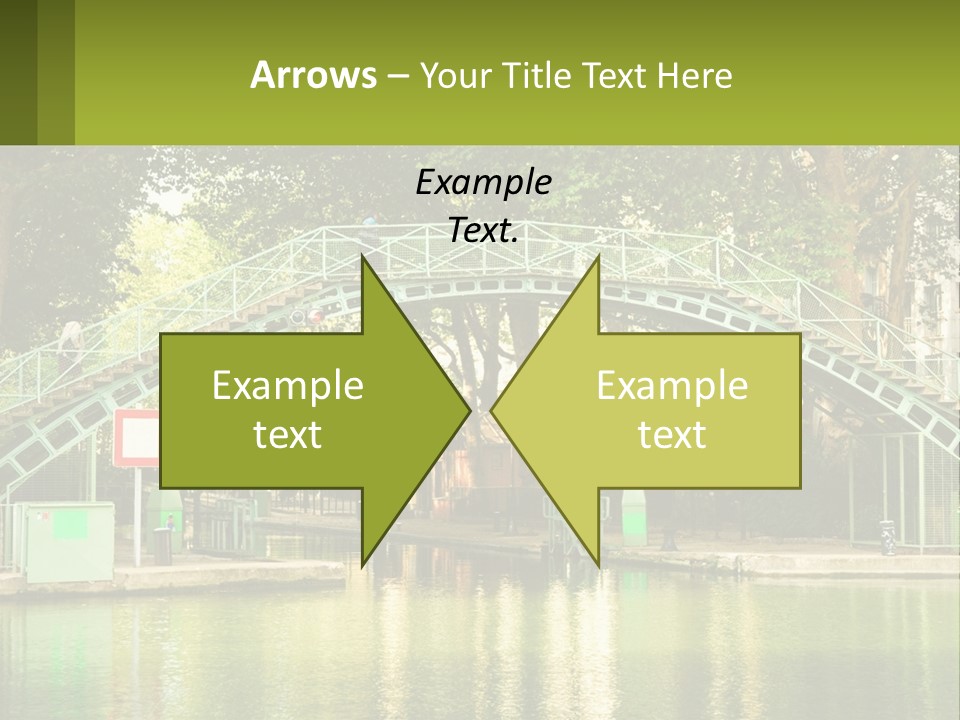Green Transportation Cityscape PowerPoint Template