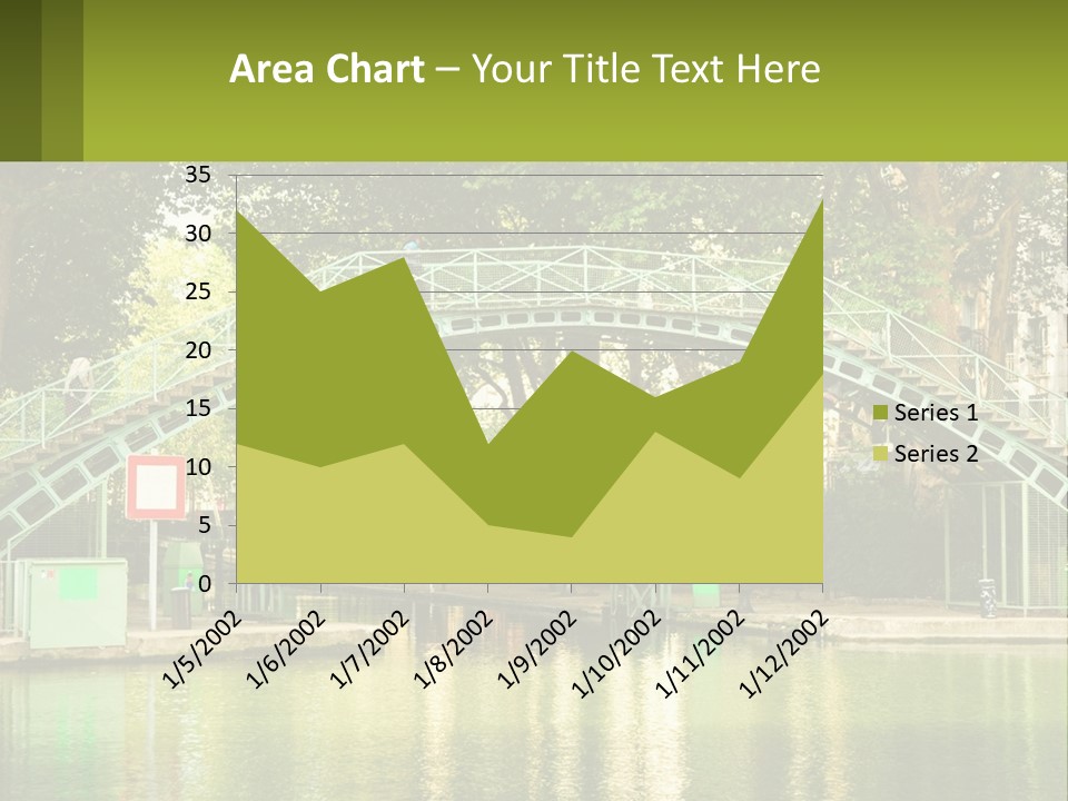 Green Transportation Cityscape PowerPoint Template