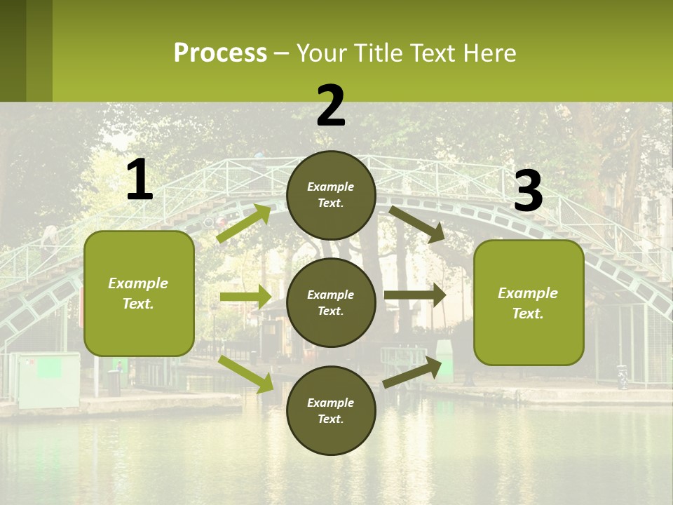 Green Transportation Cityscape PowerPoint Template