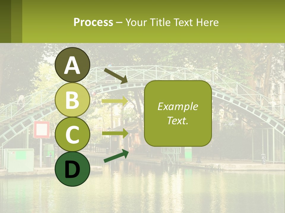 Green Transportation Cityscape PowerPoint Template