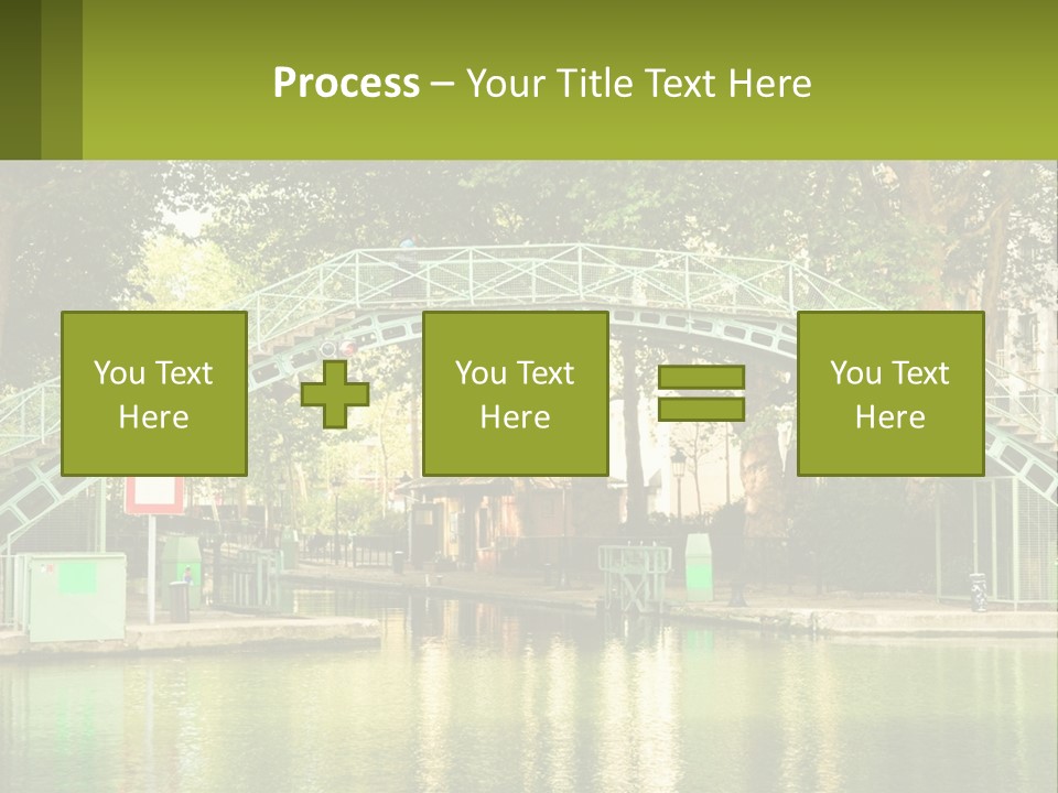 Green Transportation Cityscape PowerPoint Template