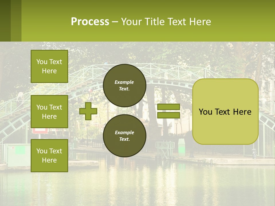 Green Transportation Cityscape PowerPoint Template
