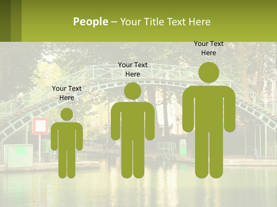 Green Transportation Cityscape PowerPoint Template