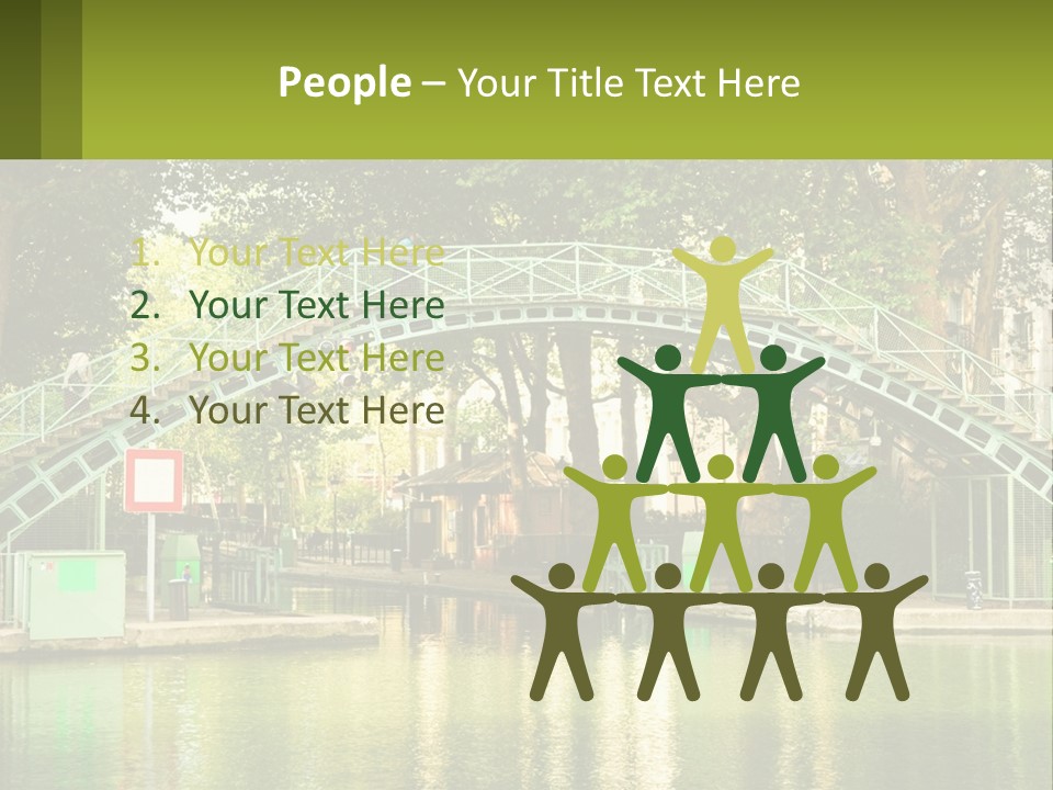 Green Transportation Cityscape PowerPoint Template