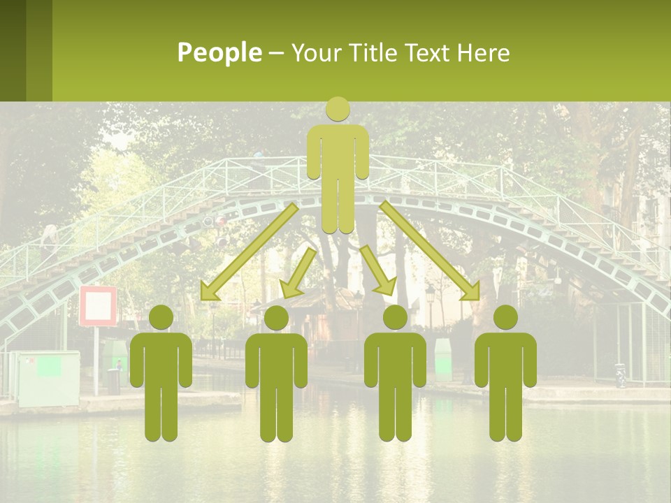 Green Transportation Cityscape PowerPoint Template