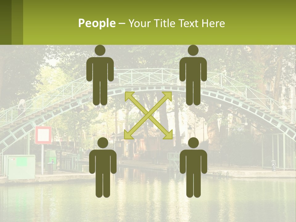 Green Transportation Cityscape PowerPoint Template