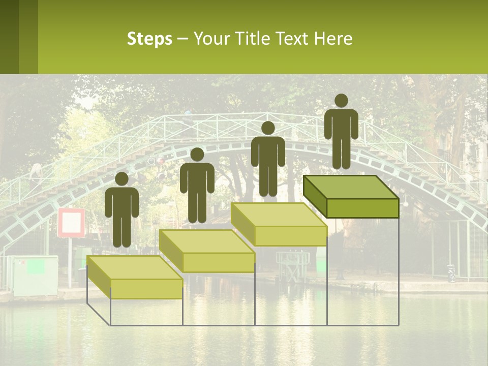 Green Transportation Cityscape PowerPoint Template
