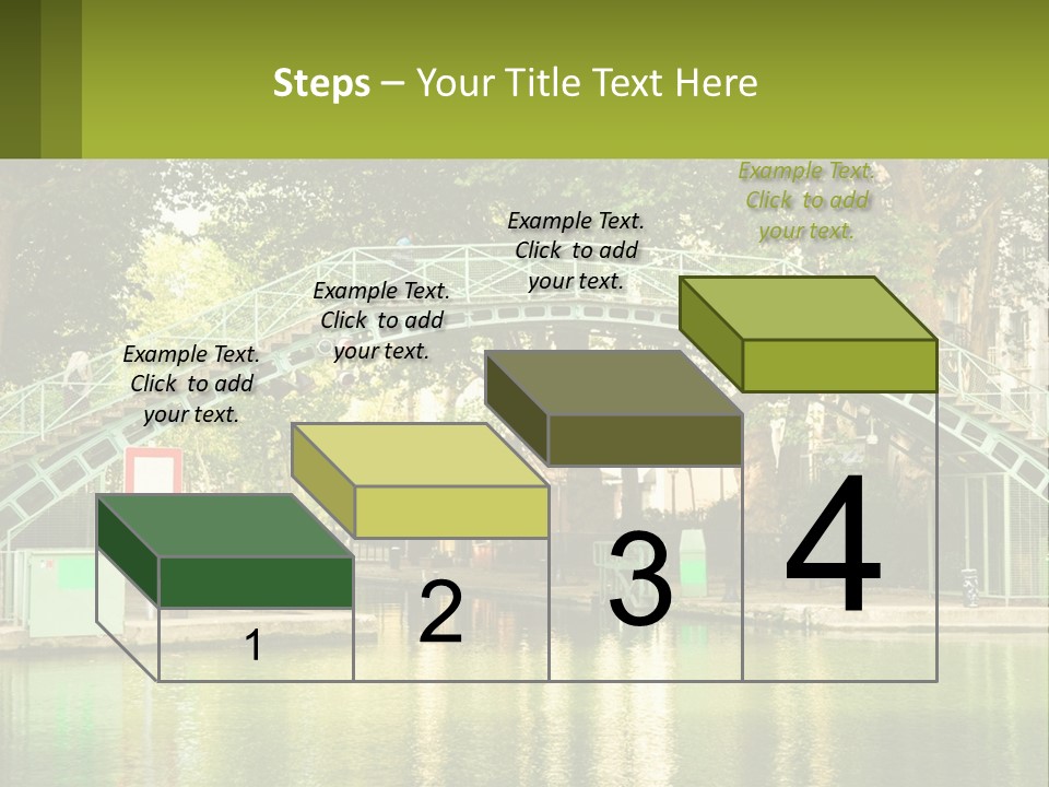 Green Transportation Cityscape PowerPoint Template