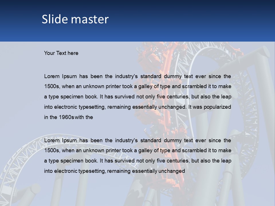 Red People Excitement PowerPoint Template