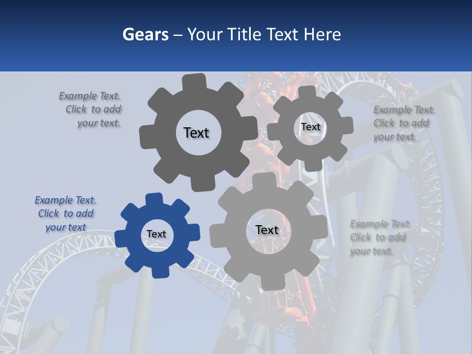 Red People Excitement PowerPoint Template