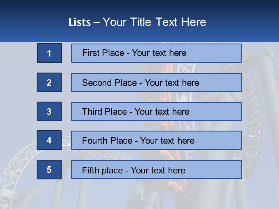Red People Excitement PowerPoint Template