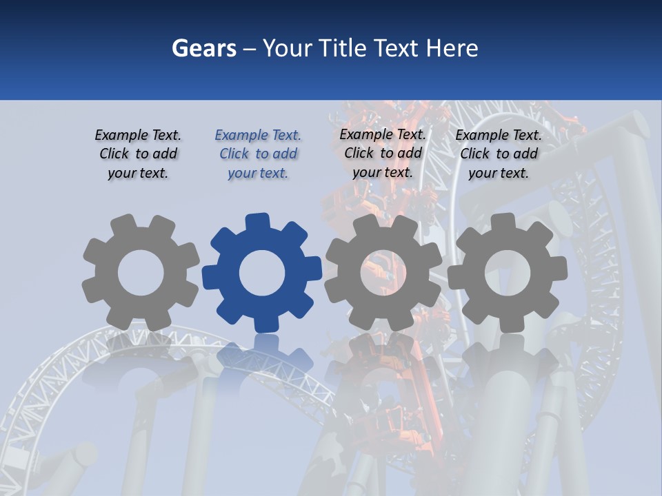 Red People Excitement PowerPoint Template