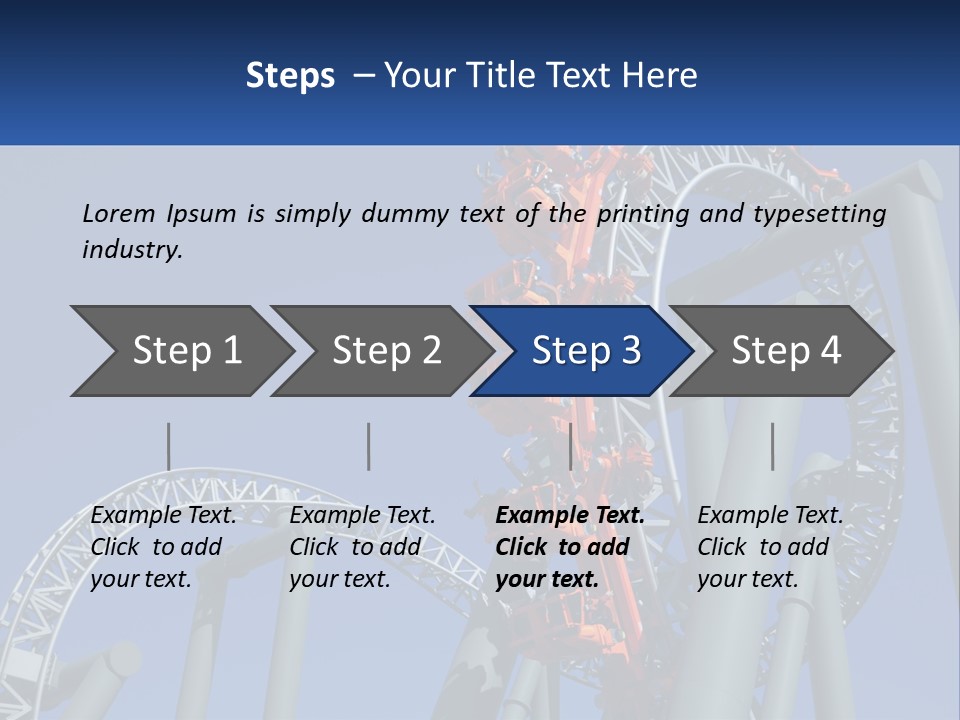 Red People Excitement PowerPoint Template