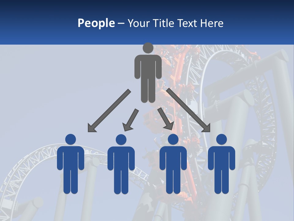 Red People Excitement PowerPoint Template