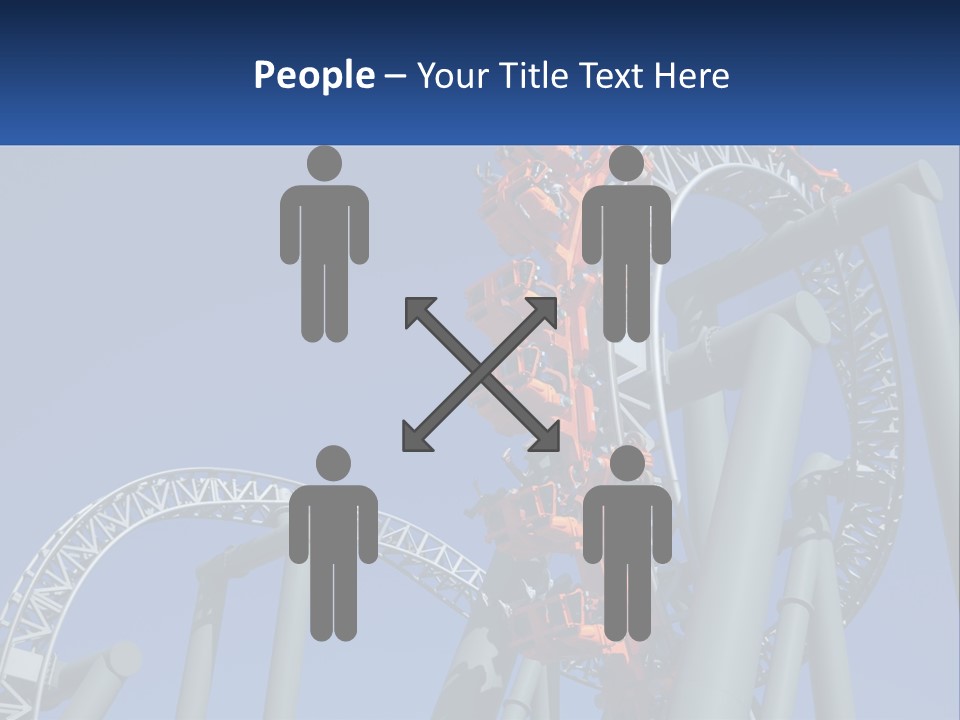 Red People Excitement PowerPoint Template