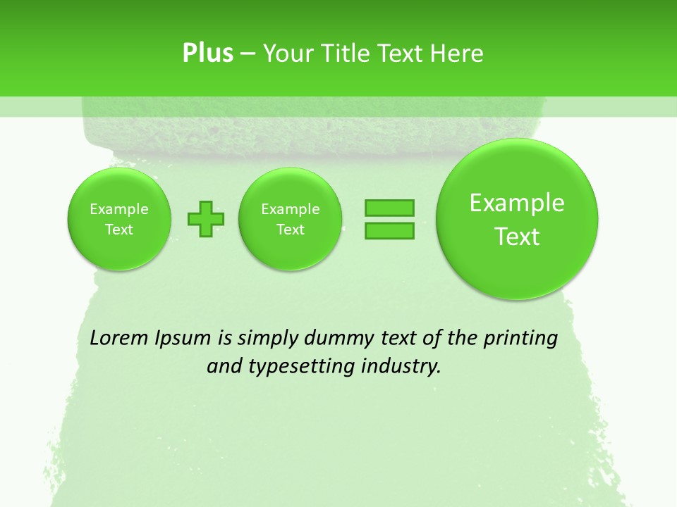 Copyspace Roller Nobody PowerPoint Template