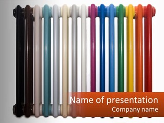 Home Rainbow Heat PowerPoint Template