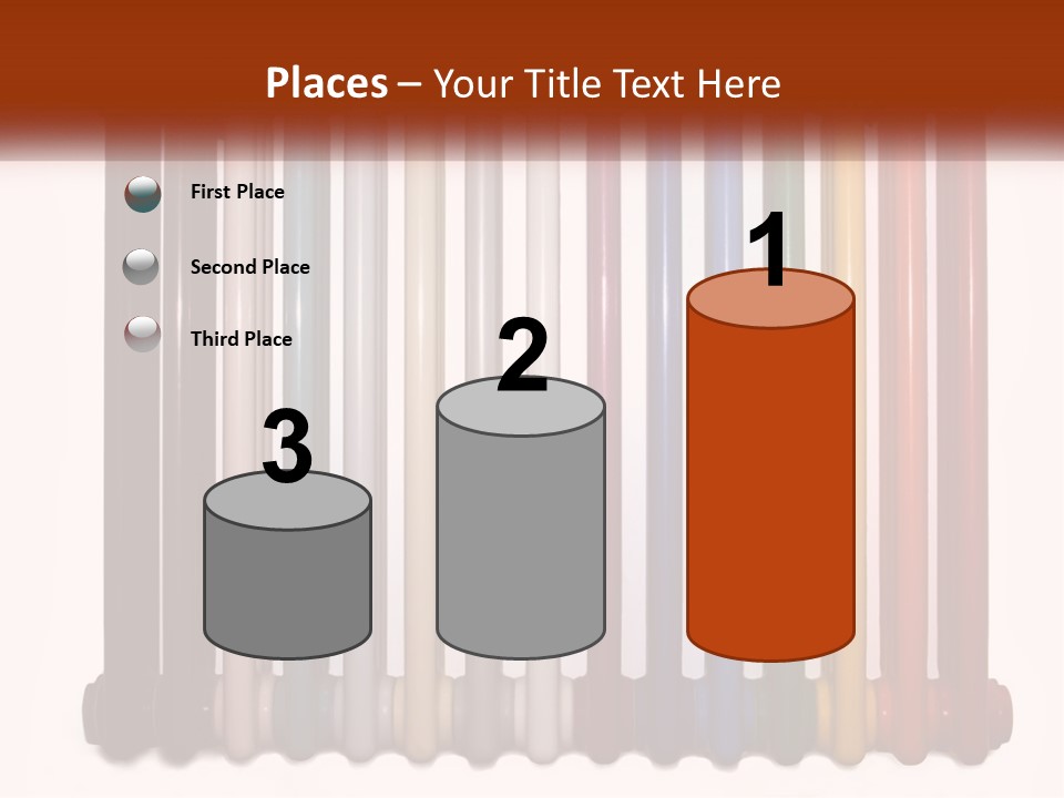 Home Rainbow Heat PowerPoint Template