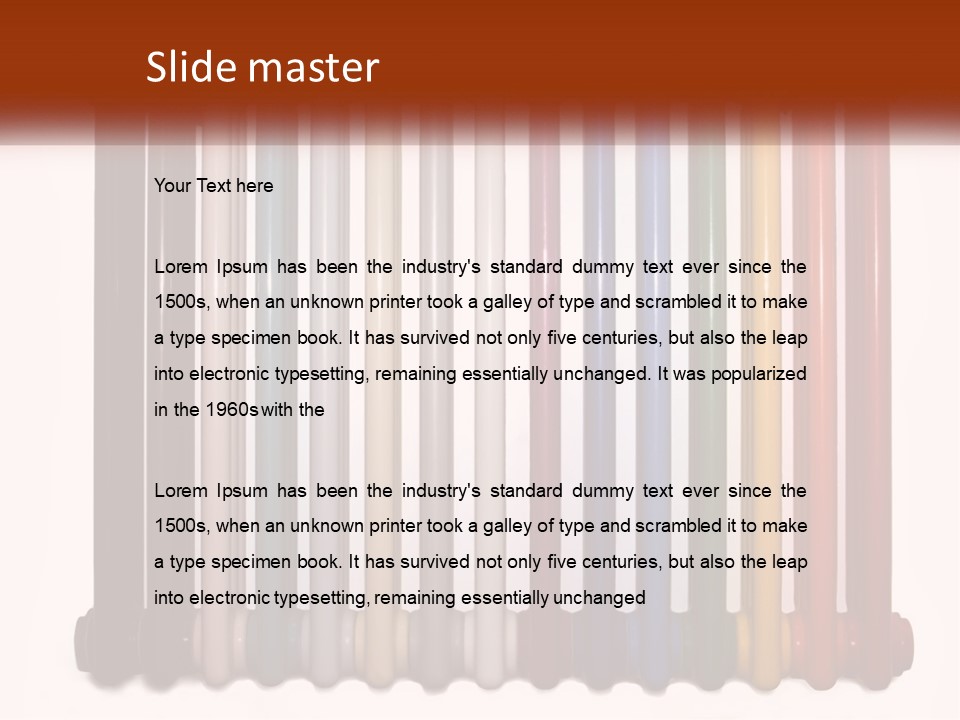 Home Rainbow Heat PowerPoint Template