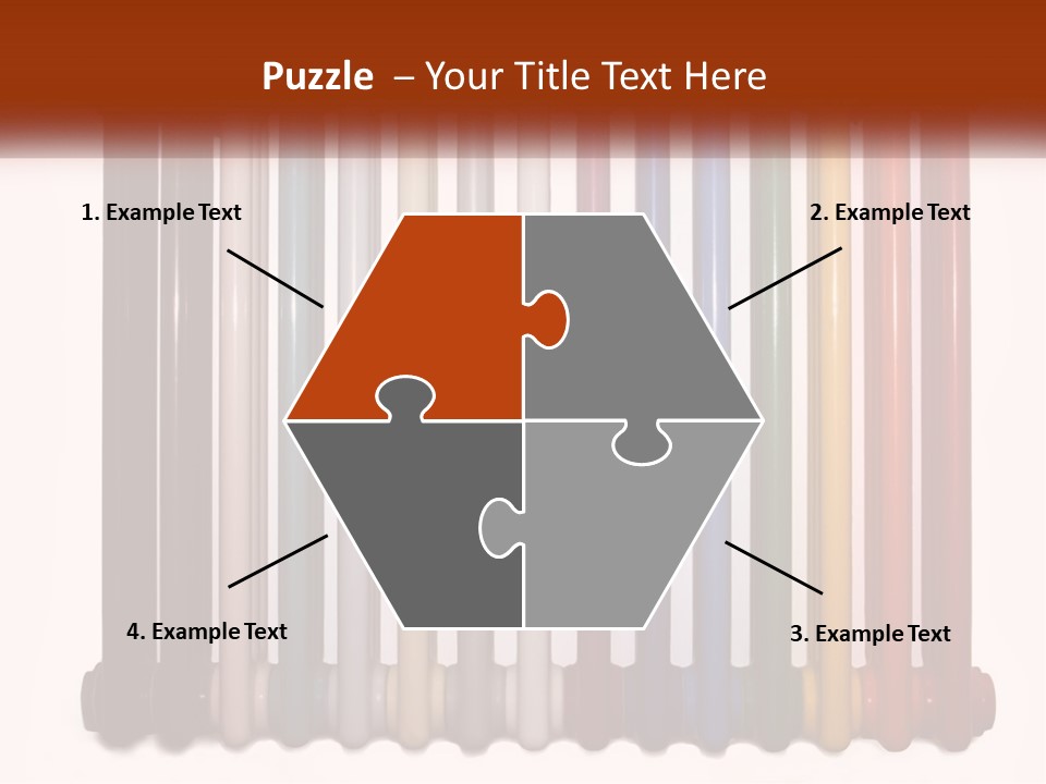 Home Rainbow Heat PowerPoint Template