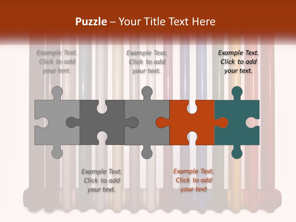 Home Rainbow Heat PowerPoint Template