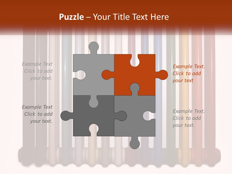 Home Rainbow Heat PowerPoint Template