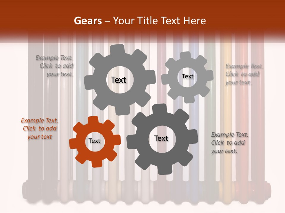 Home Rainbow Heat PowerPoint Template