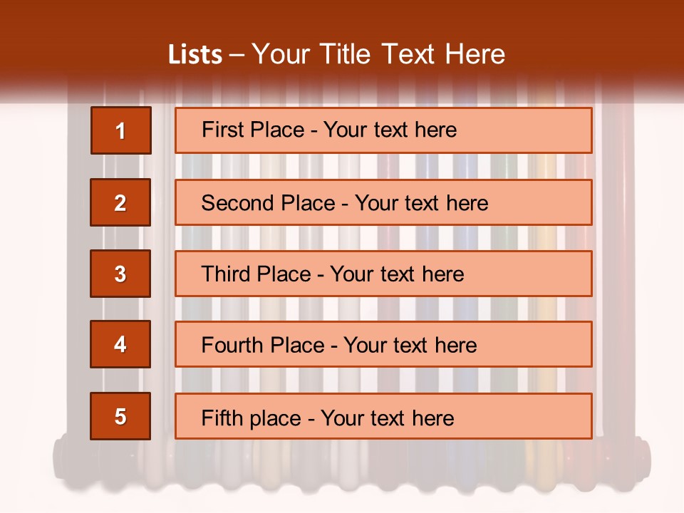 Home Rainbow Heat PowerPoint Template