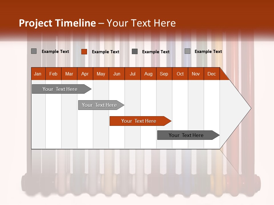 Home Rainbow Heat PowerPoint Template