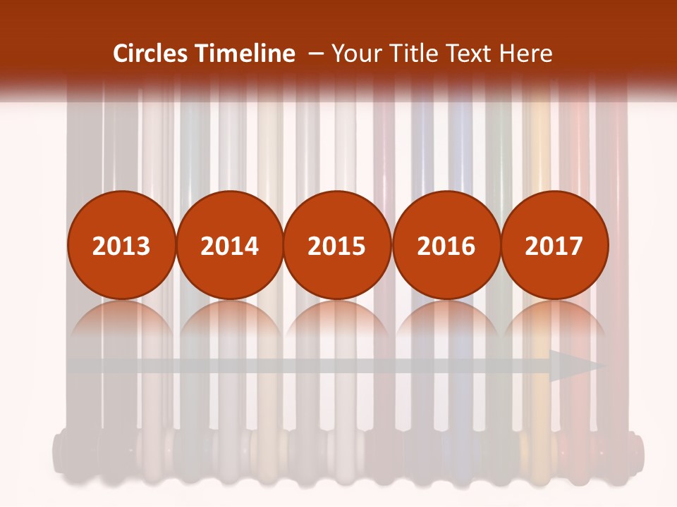 Home Rainbow Heat PowerPoint Template