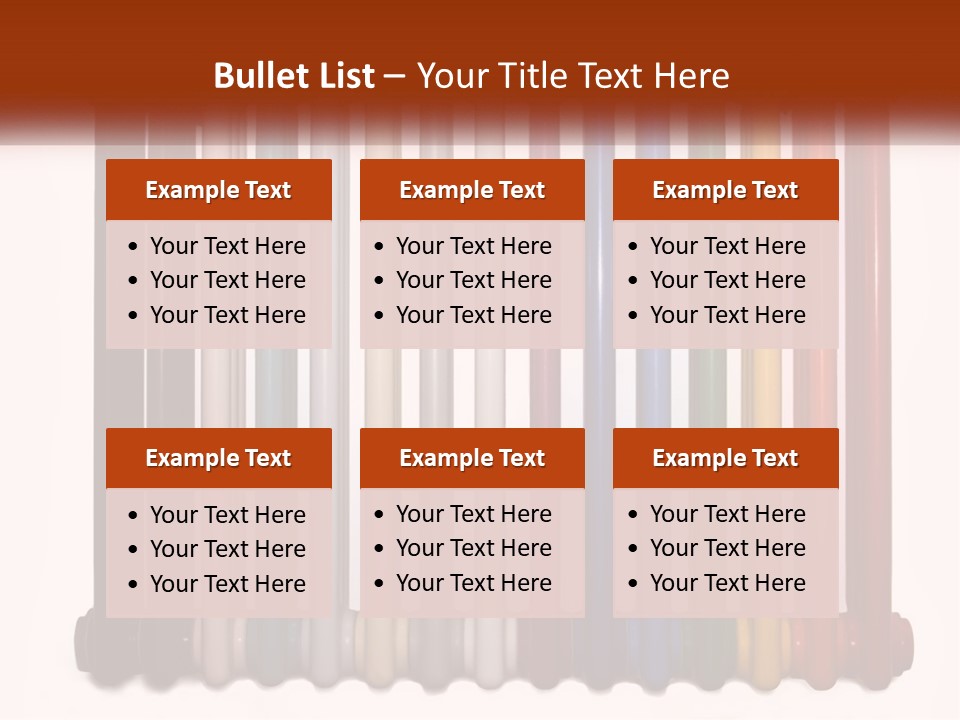 Home Rainbow Heat PowerPoint Template