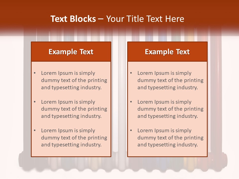 Home Rainbow Heat PowerPoint Template