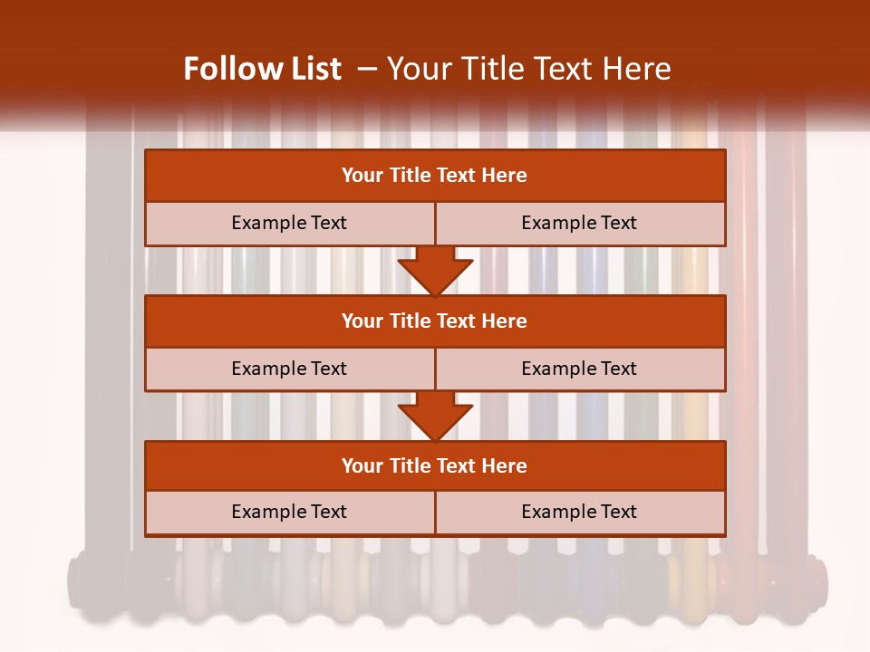 Home Rainbow Heat PowerPoint Template
